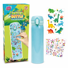 Dinosaur Decorate Your Own Water Bottle Kit | JX20425-2A