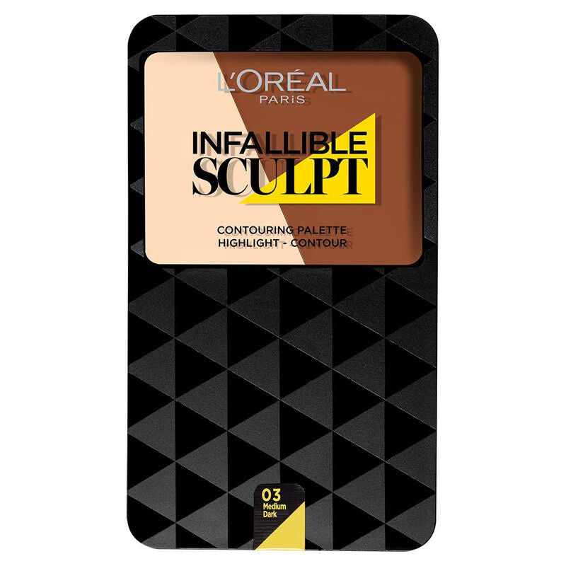 L'Oreal Paris Infallible Sculpt Contouring Palette 03 Medium/Dark