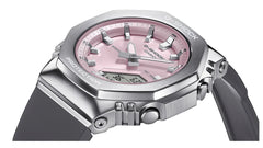 Casio G-SHOCK Women Analog-Digital Watch - Grey & Pink | GM-S2110-4ADR