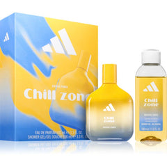 طقم هدايا أديداس فايبس تشيل زون للرجال - ماء عطر 100 مل + جل استحمام 100 مل | 294351