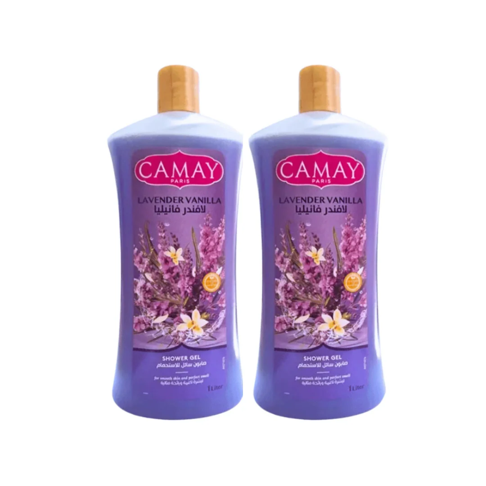 Camay Shower Gel Lavender Vanilla 1L, 2 @ 33% OFF