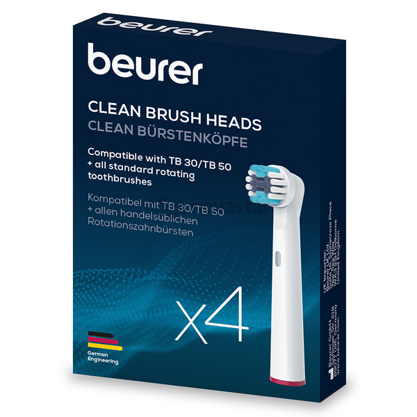 Beurer TB30/50 4x Clean Brush Heads | BEU10156