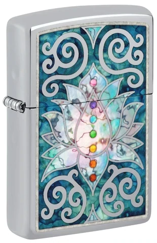 Zippo Lotus Flower Design Windproof Lighter | 48592