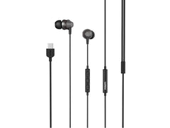 Philips Wired USB-C Earbuds with Microphone - Black | TAE1120