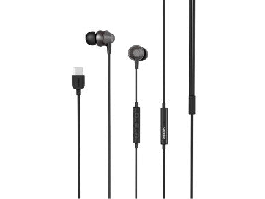 Philips Wired USB-C Earbuds with Microphone - Black | TAE1120