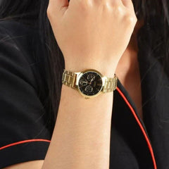 Casio Women 3-Hand Watch - Gold Plated / Black | LTP-V300G-1AUDF