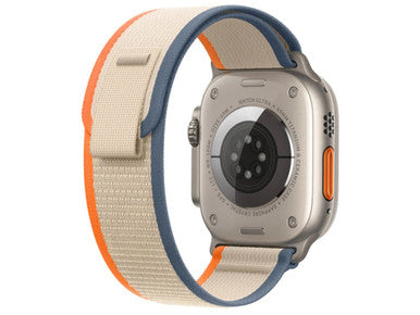 WIWU 42/44/45/49mm Nylon Loop Watch Band Wi-WB006 - Orange+Ivory | WI-WB006-ORG/IVY