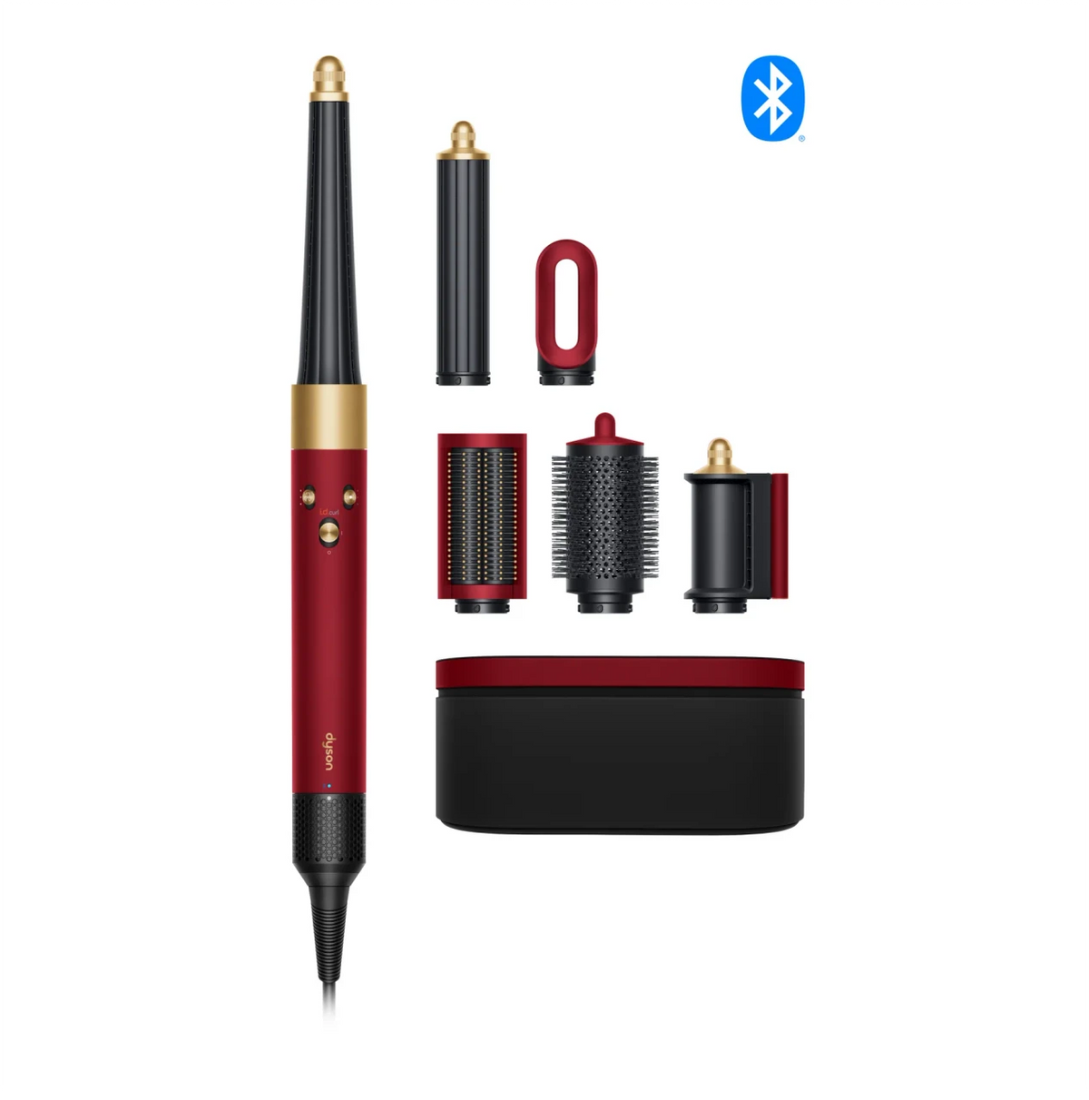 Dyson Airwrap i.d.™ Multi-Styler and Dryer Curly+Coily Red Velvet/Gold