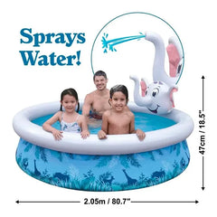 Jilong Elephant 3D Spray Pool 205x47cm