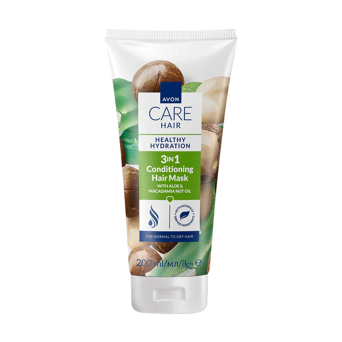 Avon Care Hair 3 in1 Hair Treatment Mask Hydration with Aloe & Macadamia 200ml | 1566418