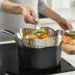 Joseph Joseph Bloom™ Stainless-Steel Folding Steamer Basket | 45033