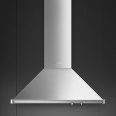 Smeg Wall Mounted Hood 90cm 630 m³/h Stainless Steel | KD90HXE