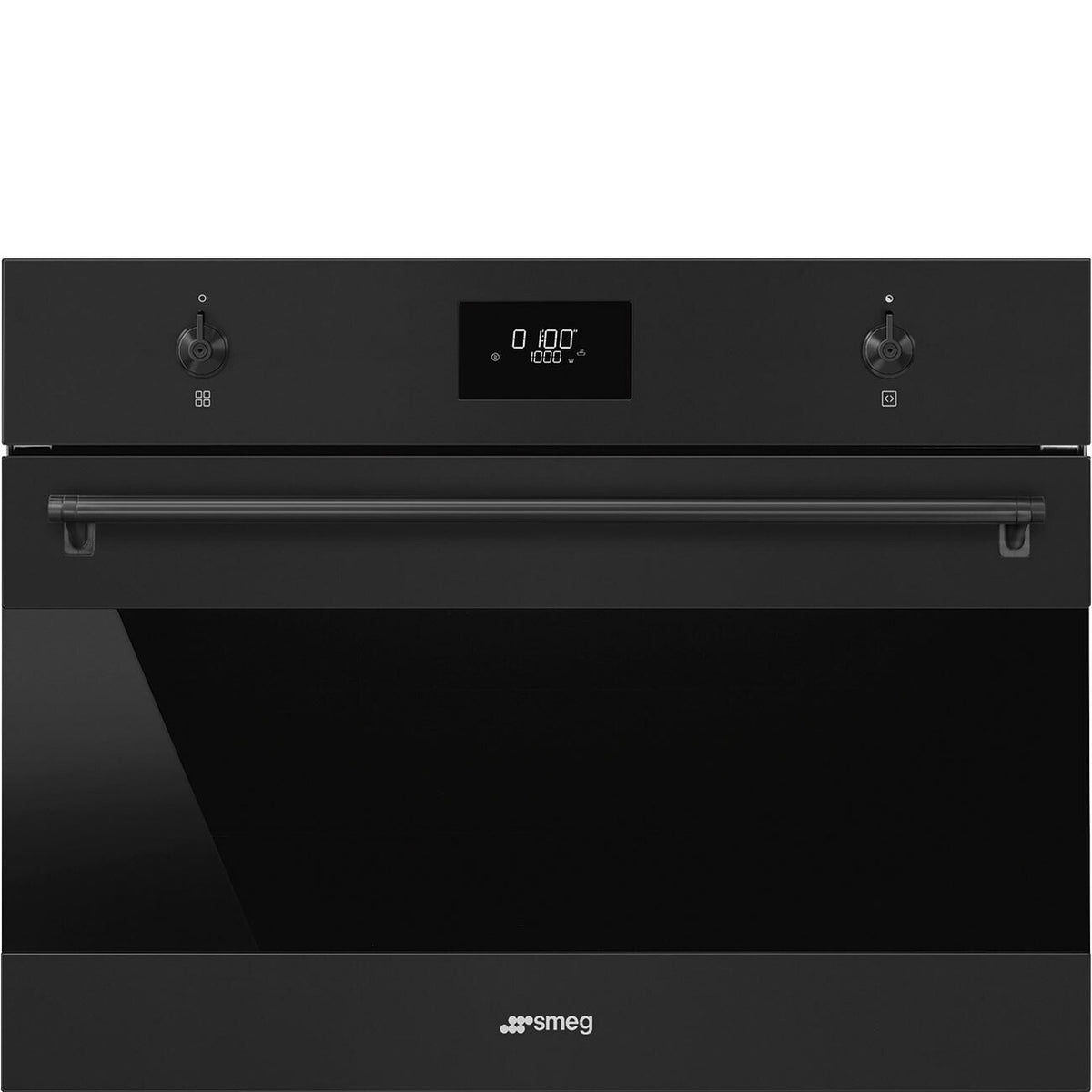 Smeg Built-In Microwave + Grill 40L Black Matt | SO4301M0N