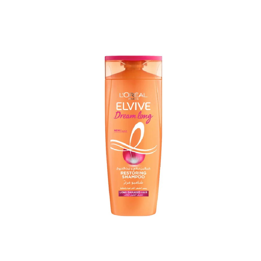 L'Oréal Paris Elvive Dream Long Restoring Shampoo For Long Damaged Hair With Keratin And Castor Oil