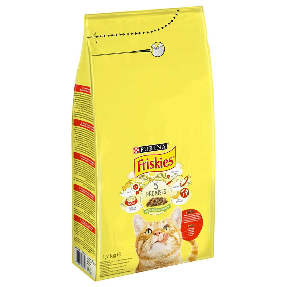 Friskies Cat Beef & Chicken & Vegetable Dry Food 1.7kg | 205006