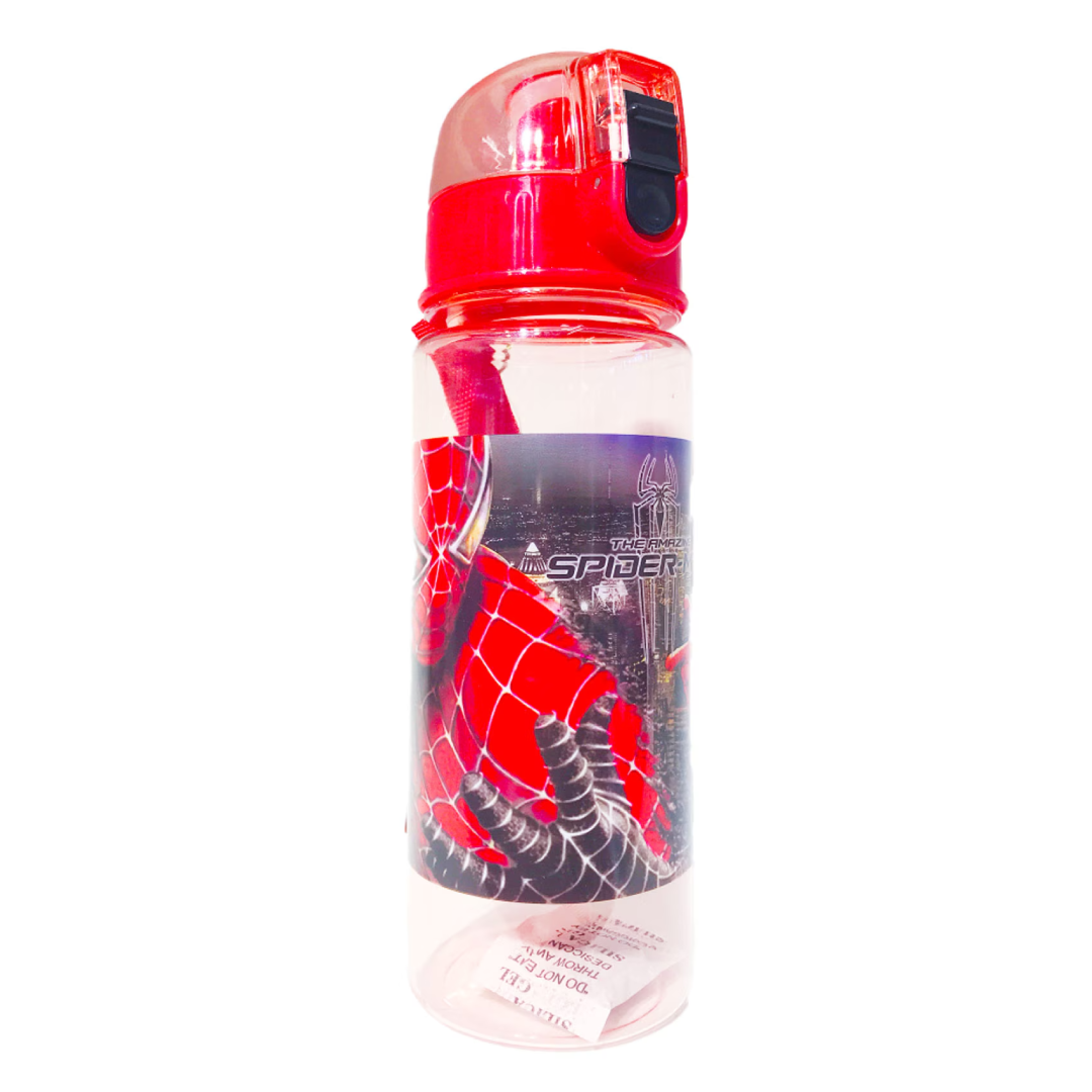 Spider-Man-Themed Flip-Top Water Bottle 350ml Red | SH-2007I