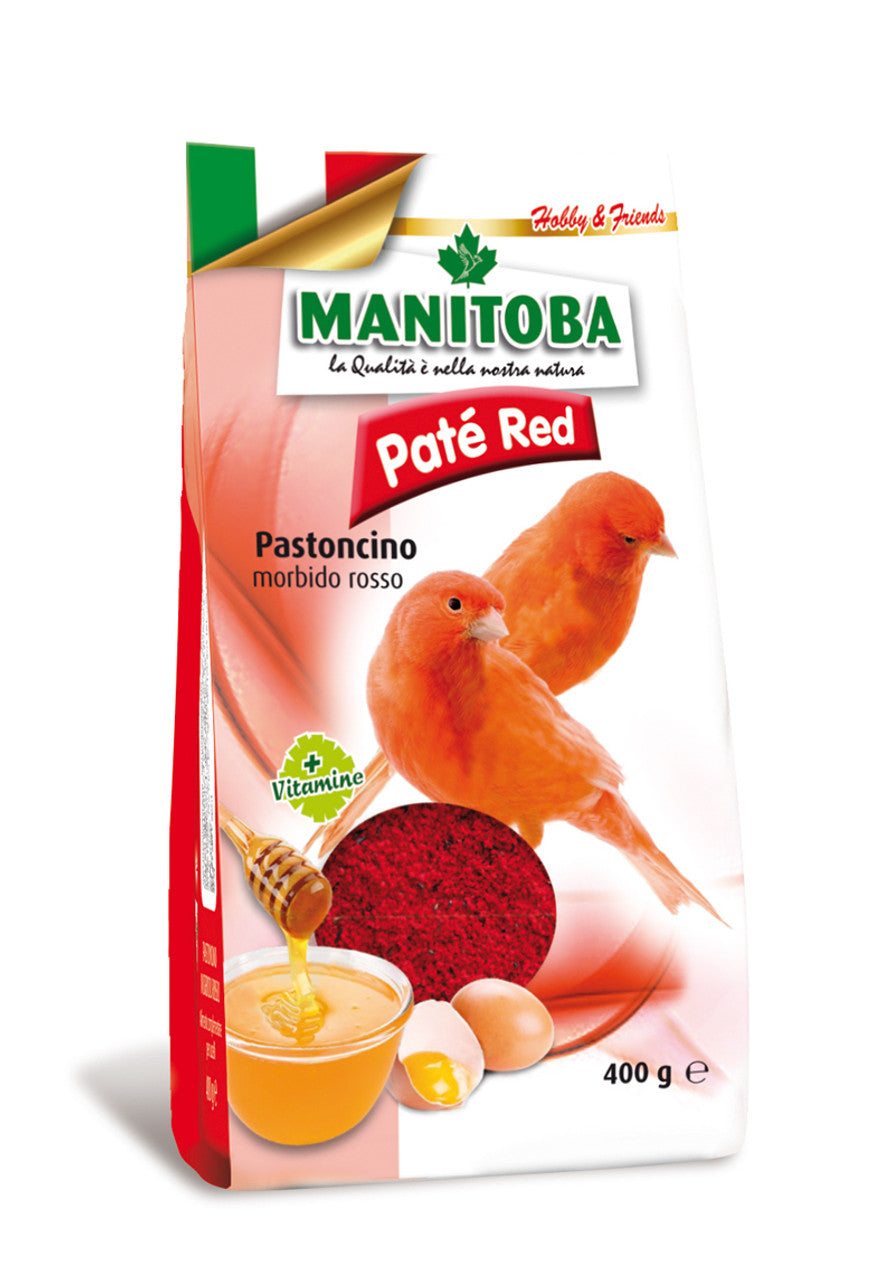 Manitoba Patee Red Bird Food 400g | 4134/4