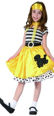 60’s Lady Costume (Top, Skirt, Headband, Scarf, Belt) | 98504