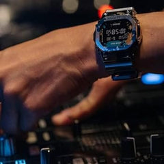 Casio G-SHOCK Metal Digital Men Watch - Blue Multicolor | GM-5600SS-1DR