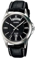 Casio Men 3H Watch - Silver / Black / Brown | MTP-1381L-1AVDF