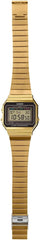 Casio Vintage Digital Unisex Mesh Watch - Gold Plated | A700WG-9ADF