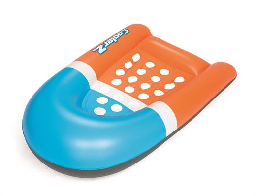 Bestway Hydro-Force Aqua Breeze Inflatable Pool Lounger 157 x 100 cm - Blue/Orange | 43169