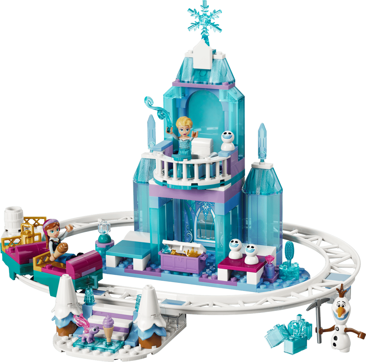 LEGO Elsa's Ice Castle & Snow Ride Adventure | 43281