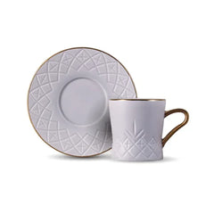 Dorsch Regency White 12-Piece Coffee Cup Set | DH-09335