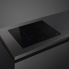 SMEG Induction Hob 60cm 4 Cooking Zones Black | SIB2641D