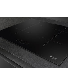 SMEG Induction Hob 60cm 4 Cooking Zones Black | SIB2641D