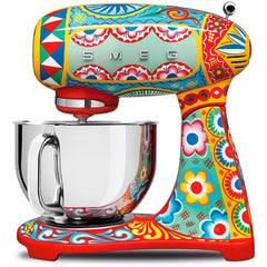 Smeg Stand Mixer Dolce and Gabbana Sicily is my love 4.8L 800W | SMF03DGEU