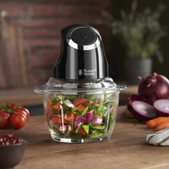Russell Hobbs Desire Matte Black Mini Chopper 200W | 24662-56