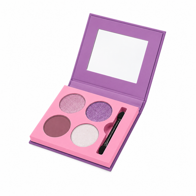 Kuromi Eyeshadow Palette 4 Colors with Brush & Mirror | DL12