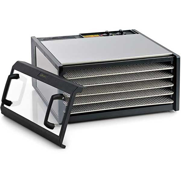 EXCALIBUR 5-TRAY FOOD DEHYDRATOR 26-HR TIMER, IN BLACK | 4526TCD220FB