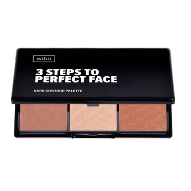 Wibo 3 Steps to Perfect Face Contour Palette - Dark