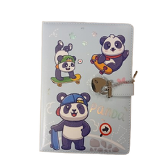 Notebook - 21x14.5cm - Panda Blue | D334