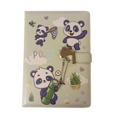 Notebook - 21x14.5cm - Panda Green | D334