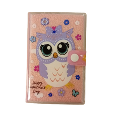 Notebook Light Pink - 14.5x9cm - Animals | D340