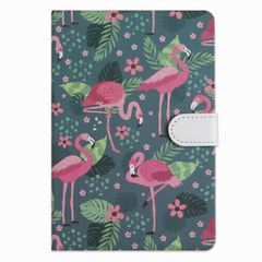 Notebook - 14.5x10cm - Flamingo Green | D322