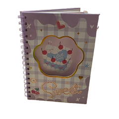 Notebook - Sweet - 21x16.5cm - Purple | D337