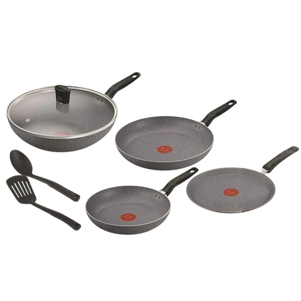 TEFAL Dark Stone 7 pc set stewpots | B867S785