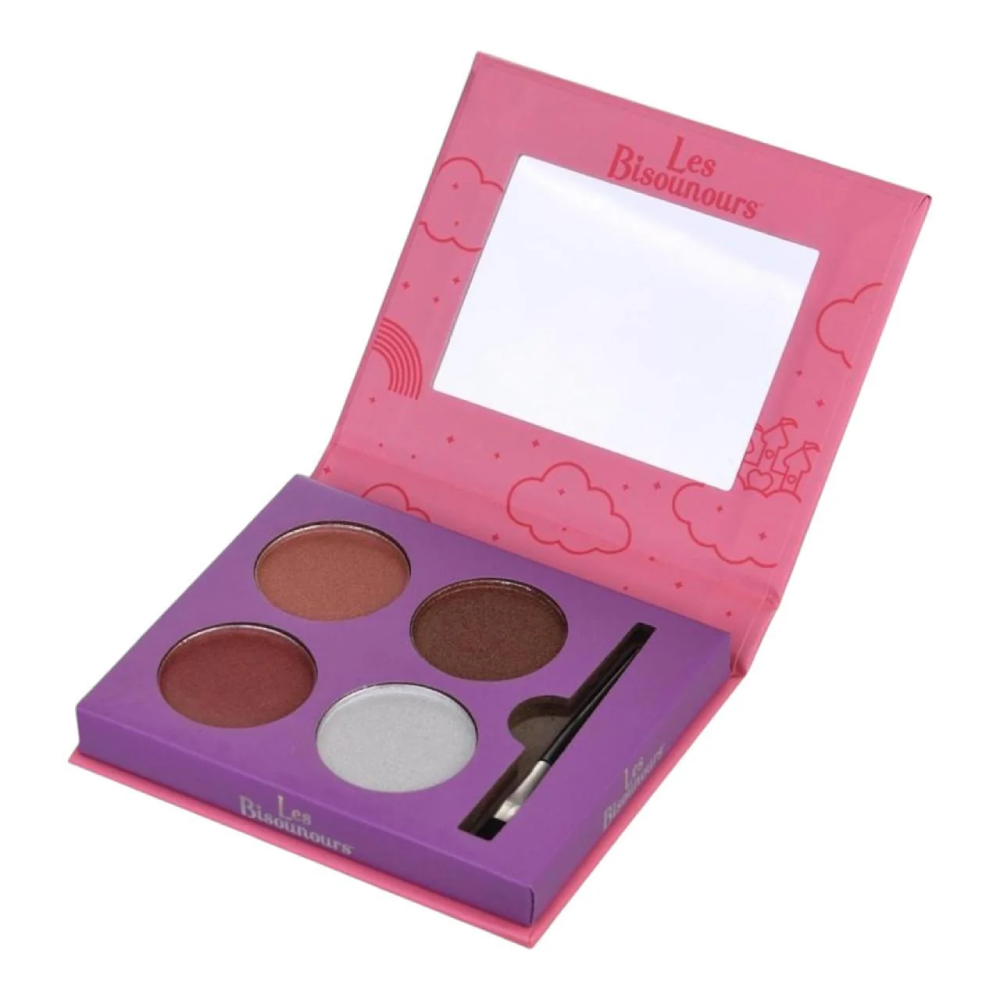 Take Care Bear Eyeshadow Palette 4 Color + Brush + Mirror