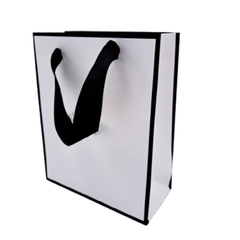 Gift Bag - 20x9.5x28cm - Black & White | D1219