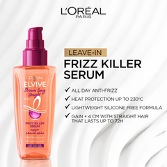 L’Oréal Paris Elvive Dream Long Straight Frizz Killer Serum - Black Cumin Oil & Micro Keratin