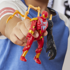 Hasbro Spiderman MixMashers Spider-Man Iron Spider Toy Deluxe Figure | HBSPF9206