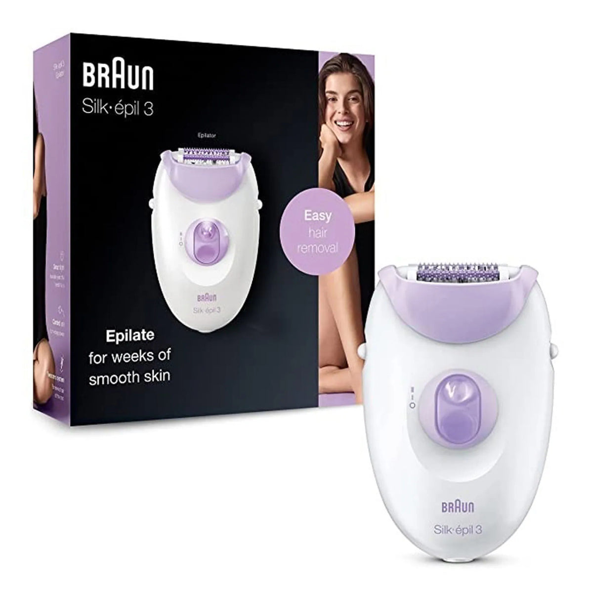 Braun Silk-épil 3 Epilator | SE3-000 PUR