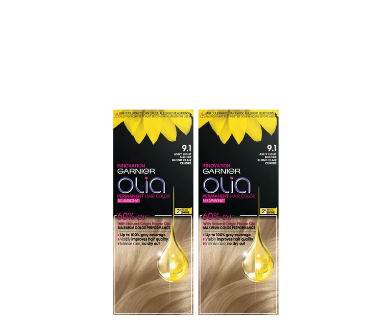 Garnier Olia Ammonia Free Permanent Hair Coloration Bundle