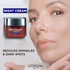 L'Oréal Paris Revitalift Laser x3 Anti-Aging Moisturizing Night Cream - 50ml
