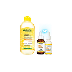 Garnier Vitamin C Micellar Water & Serum Bundle