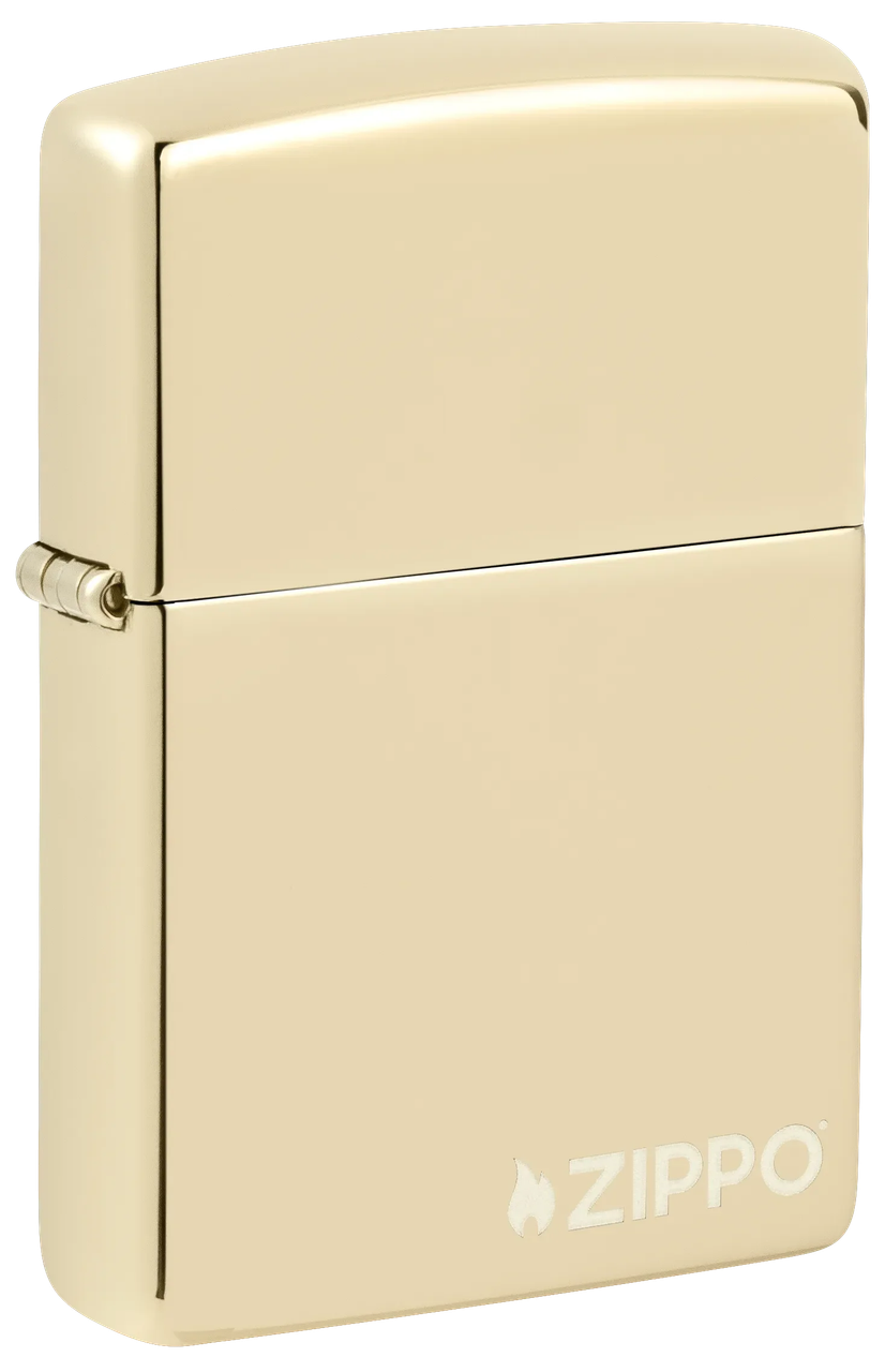 Zippo High Polish Champagne Logo Windproof Lighter | 46682ZL